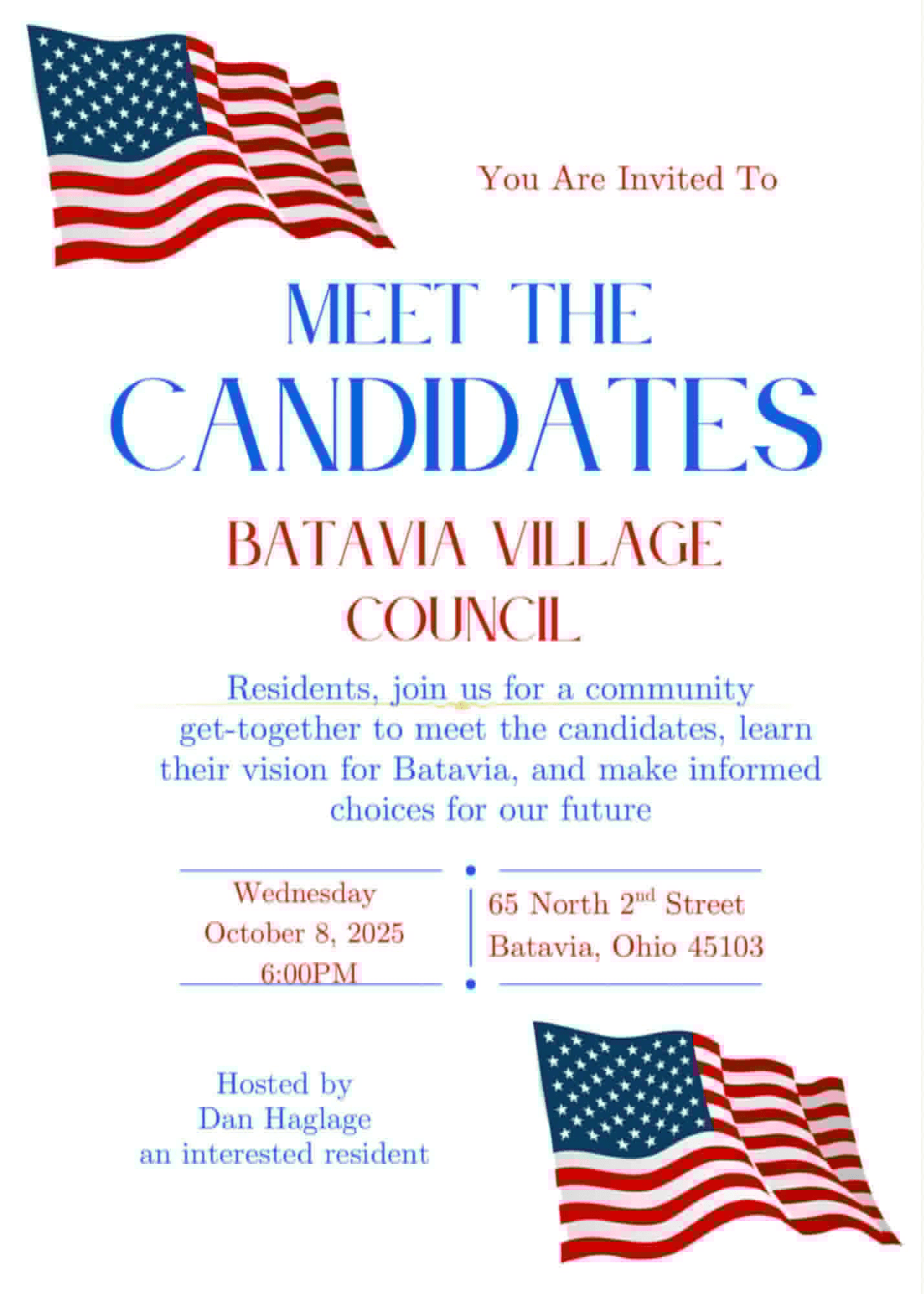 Meet the Candidates - Batavia Village Council